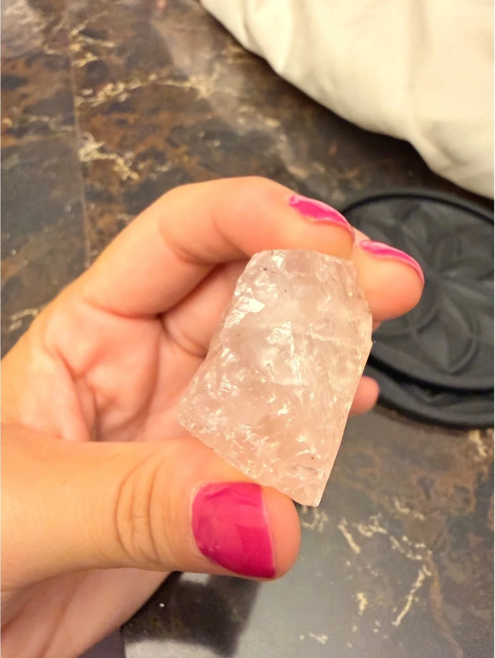 Rose Quartz Crystal Wine Bottle Stopper